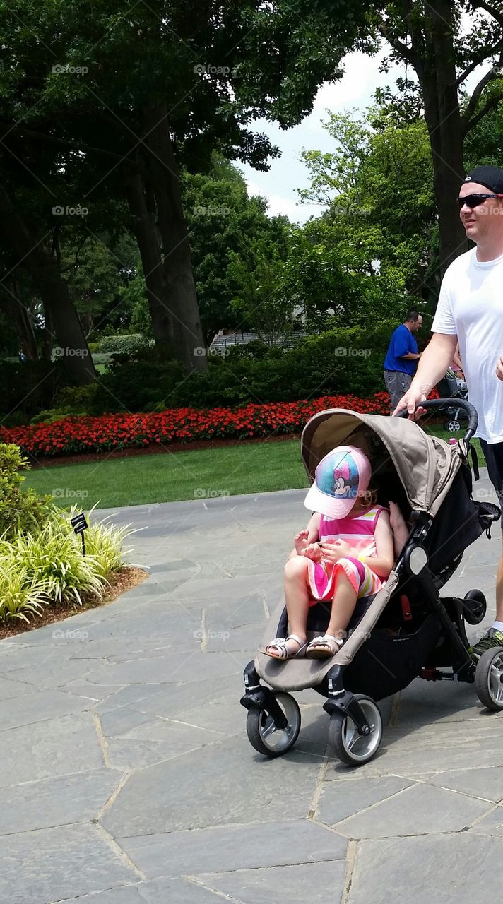 stroller iPhone occupied