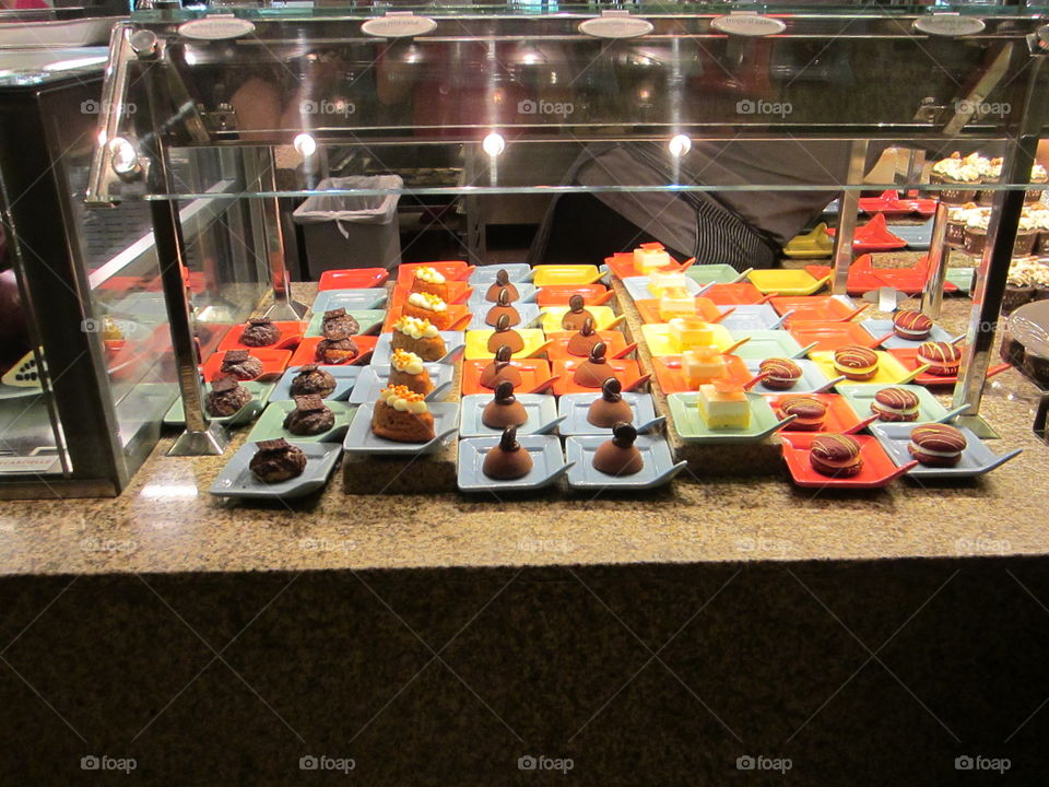 Colorful Dessert Buffet