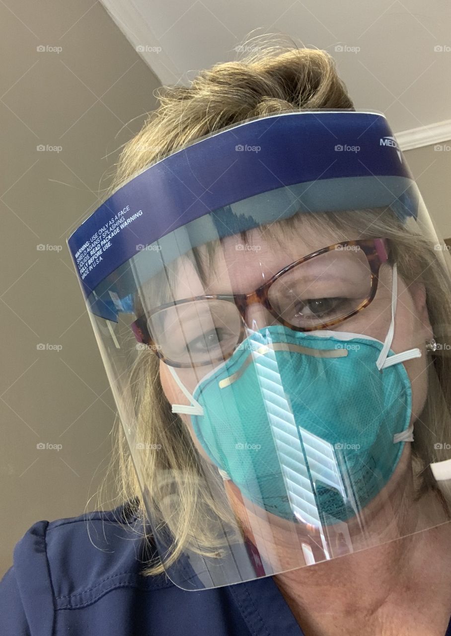 Nurse in PPE