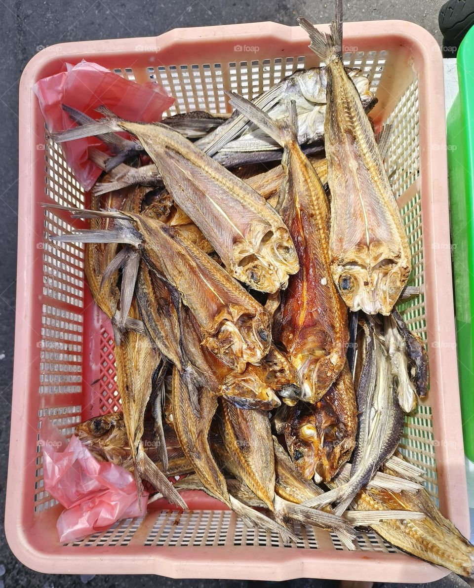 fresh fish in the market