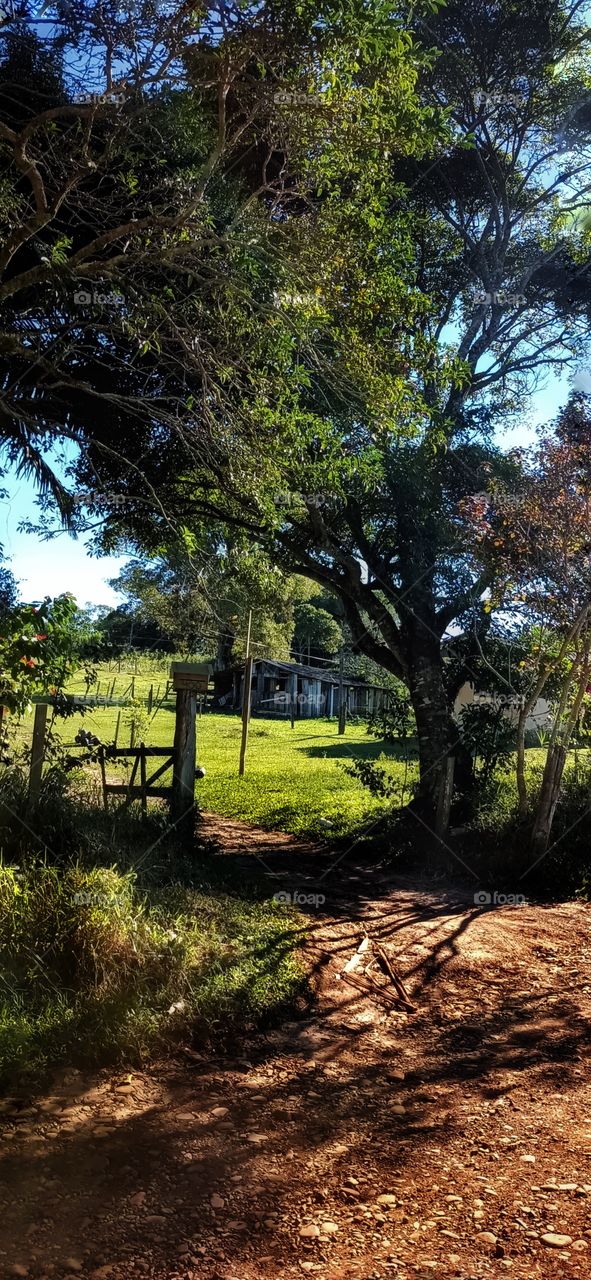 old house in the countryside