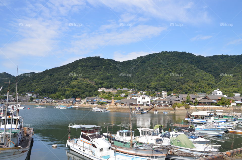 Tomonoura Harbor Japan
