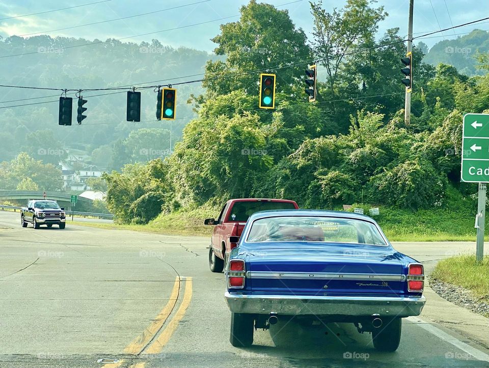 1967 Ford Fairlane, Royal blue