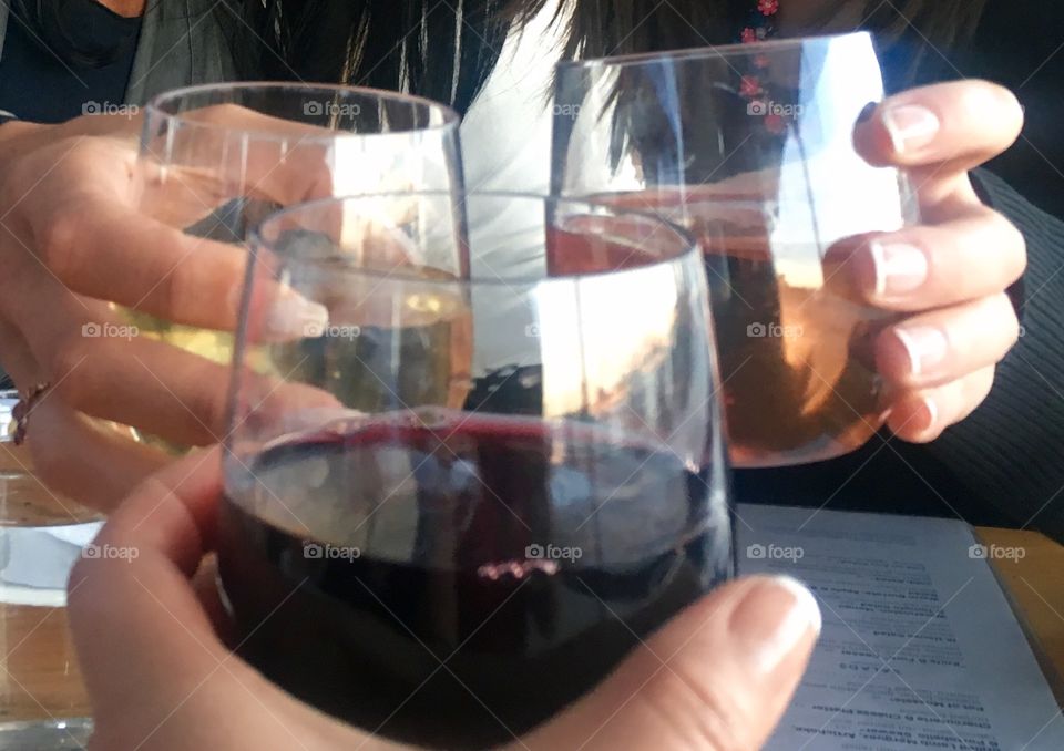 Cheers! Toasting Life.