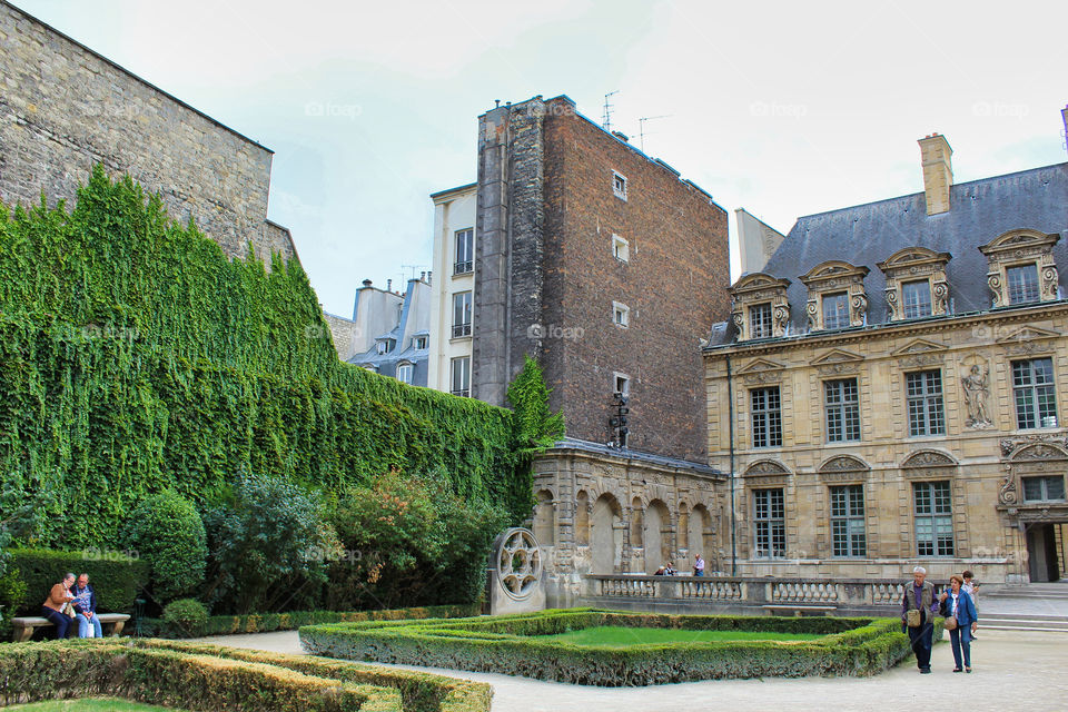 castle in the village