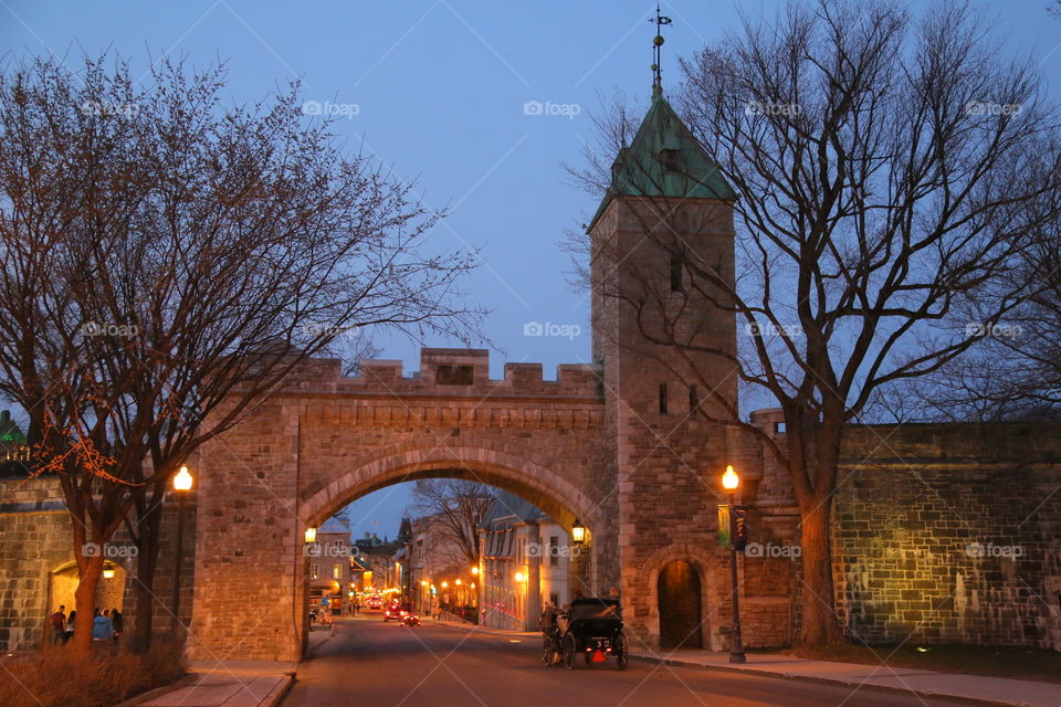 St John's Gate in Quebec City, Canada