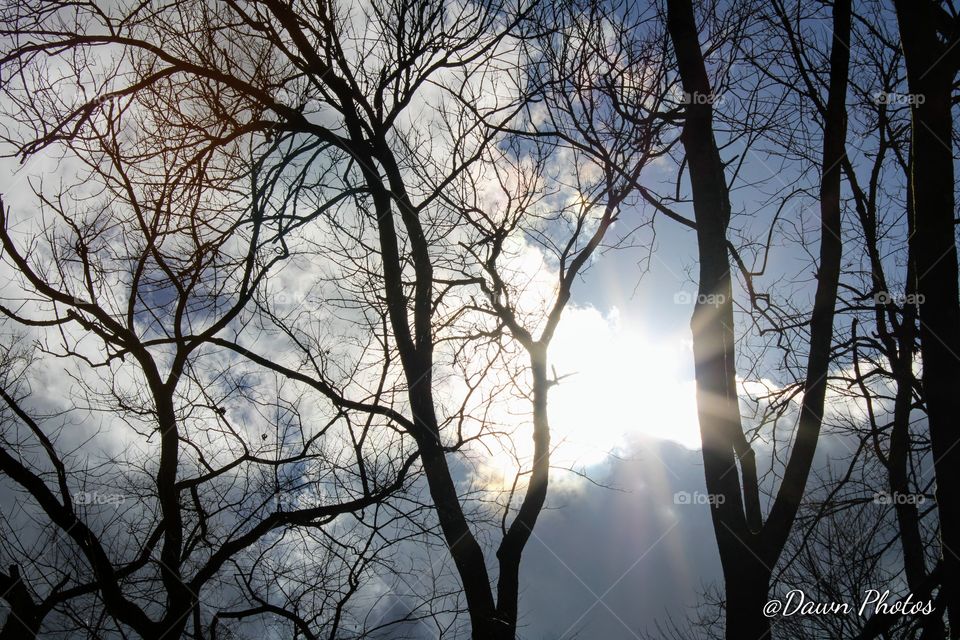 Sun thru the clouds