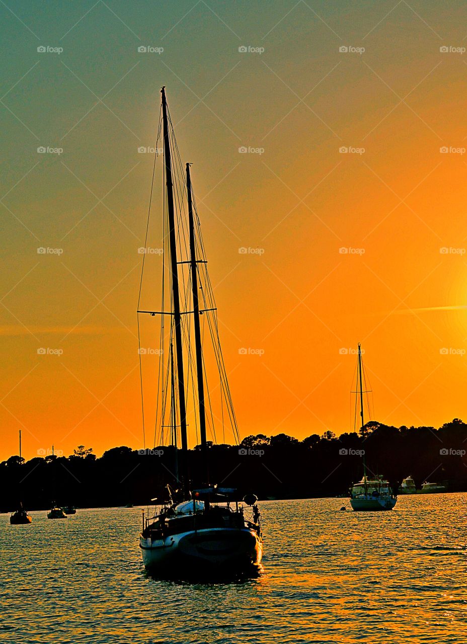 Sunset Sailing 