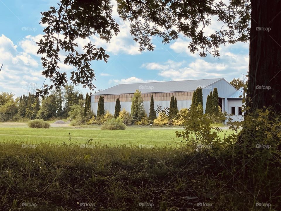 Architecture look like natural scenery 