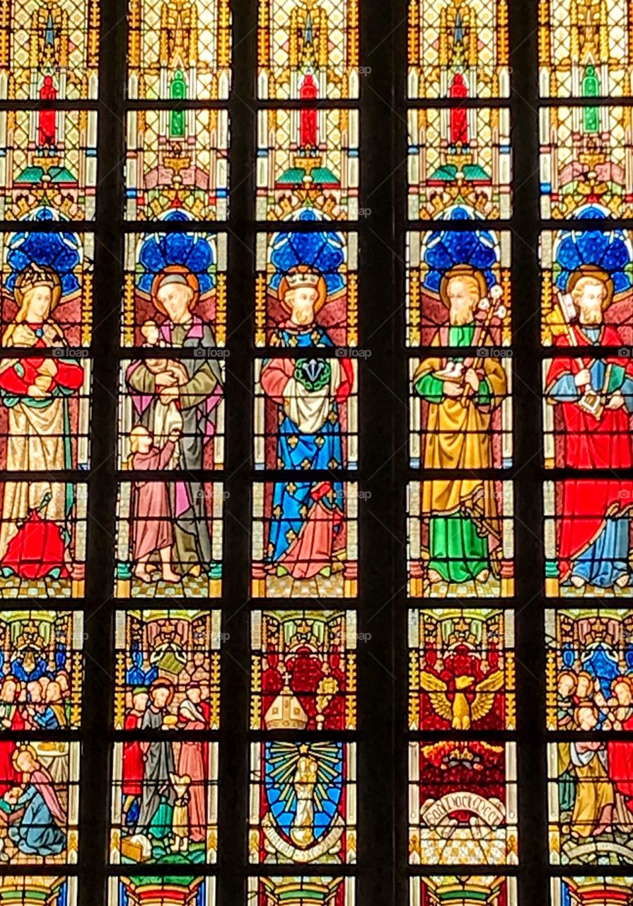 Stained Glass Window - Saint Bavo Cathedral, Ghent