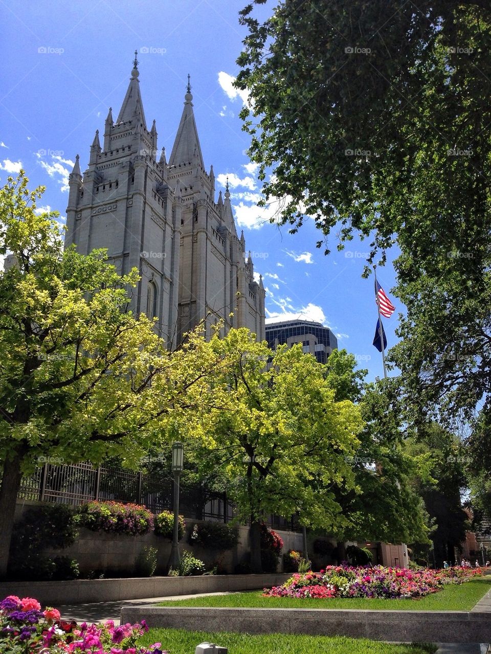 Salt Lake Temple in Utah