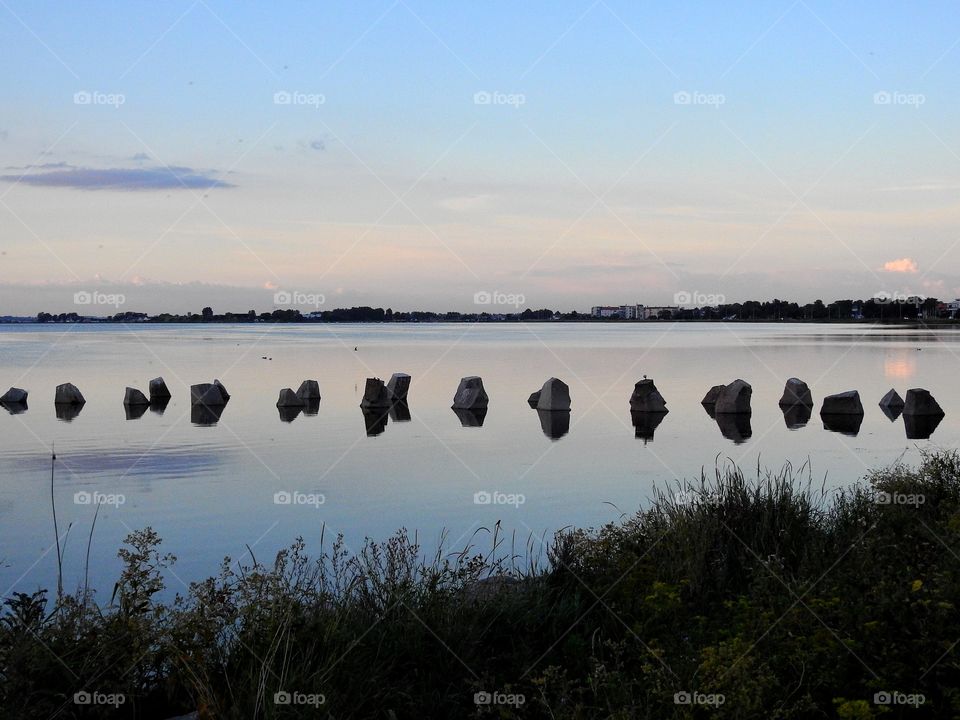 Reflections of rocks