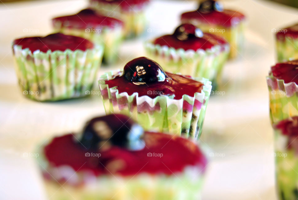 Oreo Blueberry  Mini Cheesecake