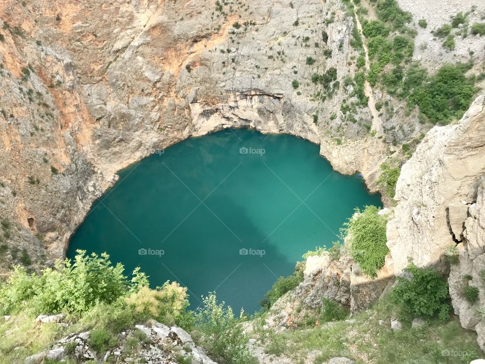 Red lake, Croatia