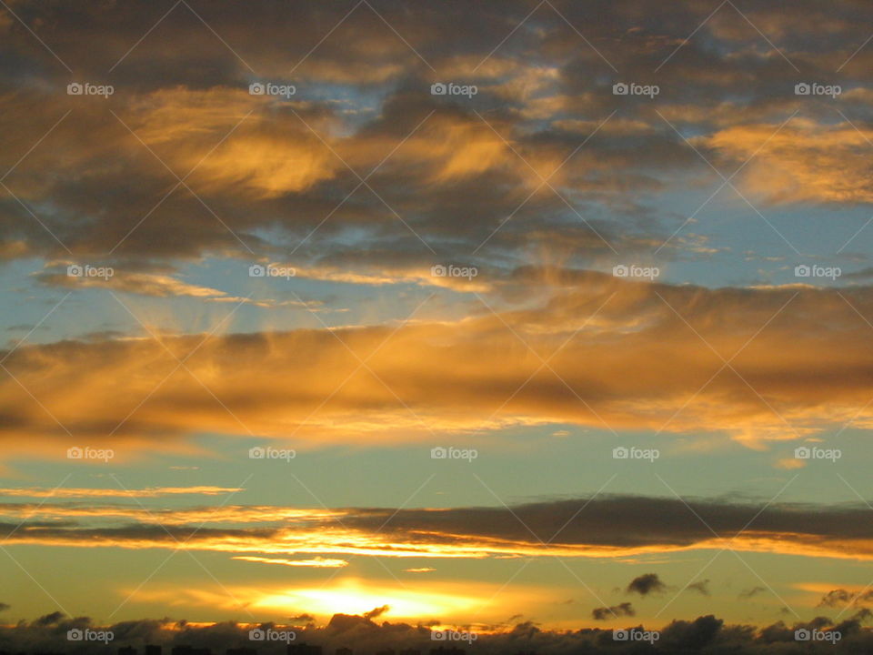 Sunset in the Clouds