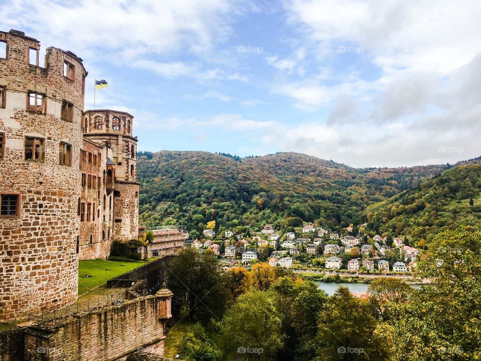 heidelberg castle view