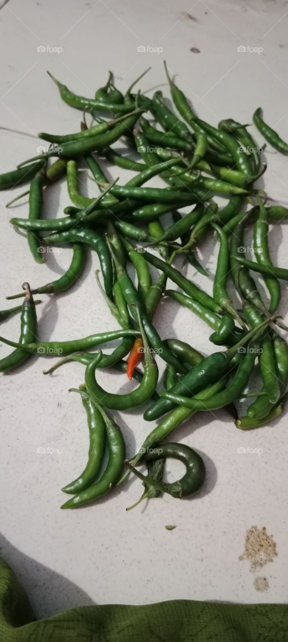 vegetable green mirch