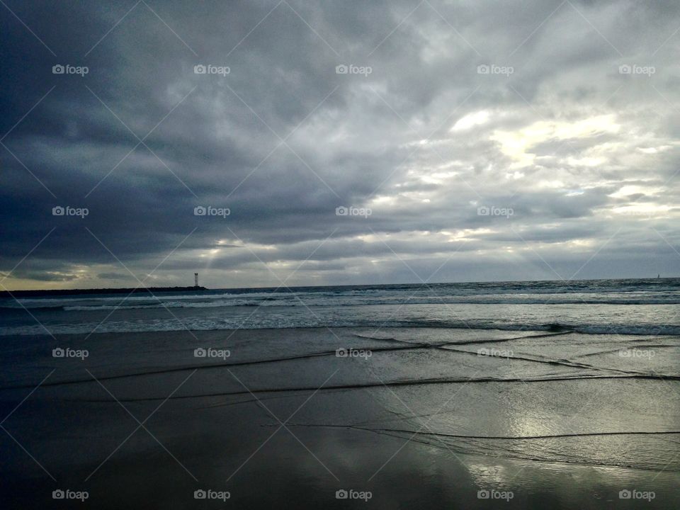 View of scenic beach