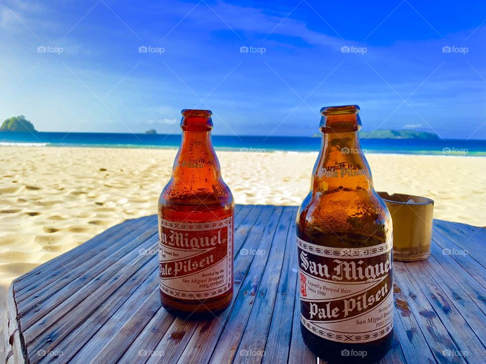 What’s more inviting than a beer on the beach? Chilling at its finest