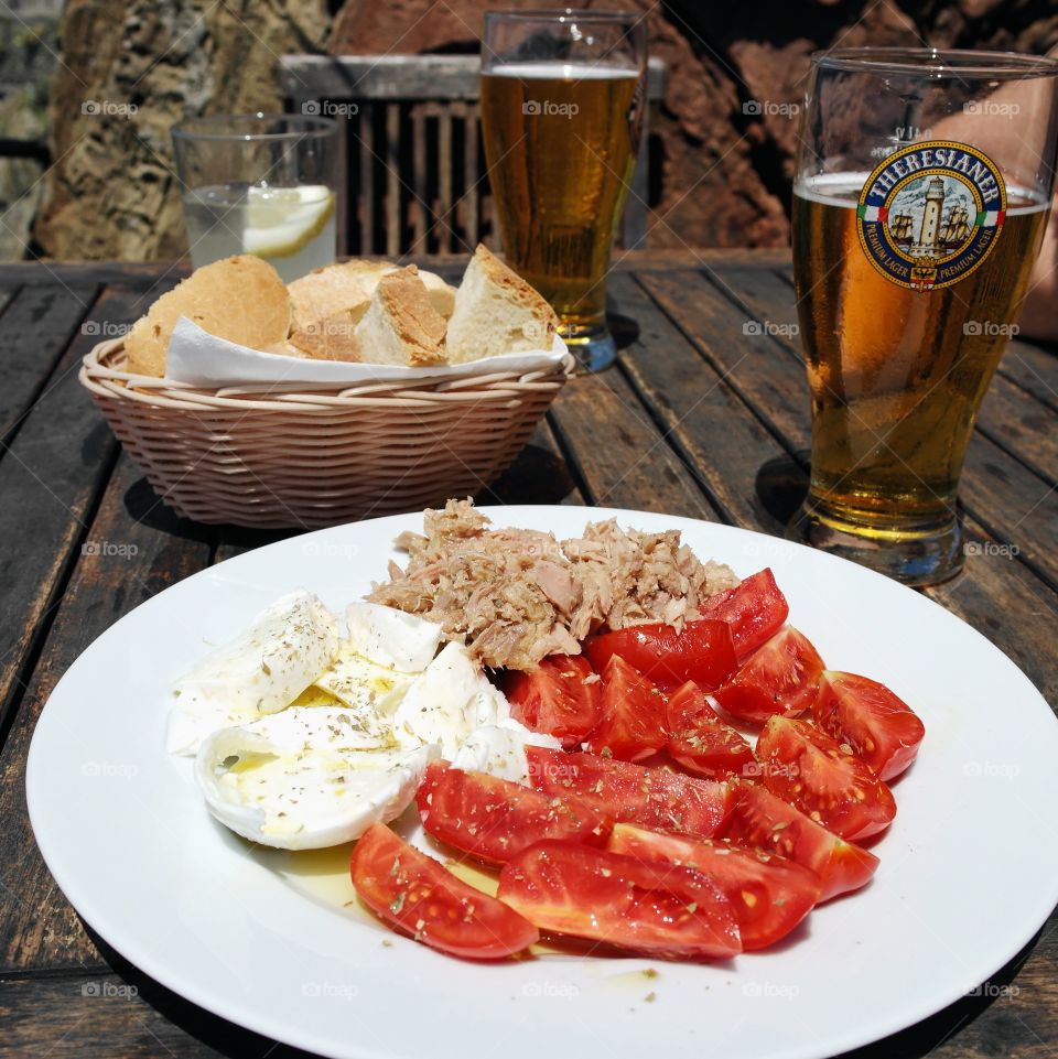 Dreamy Italian meal 