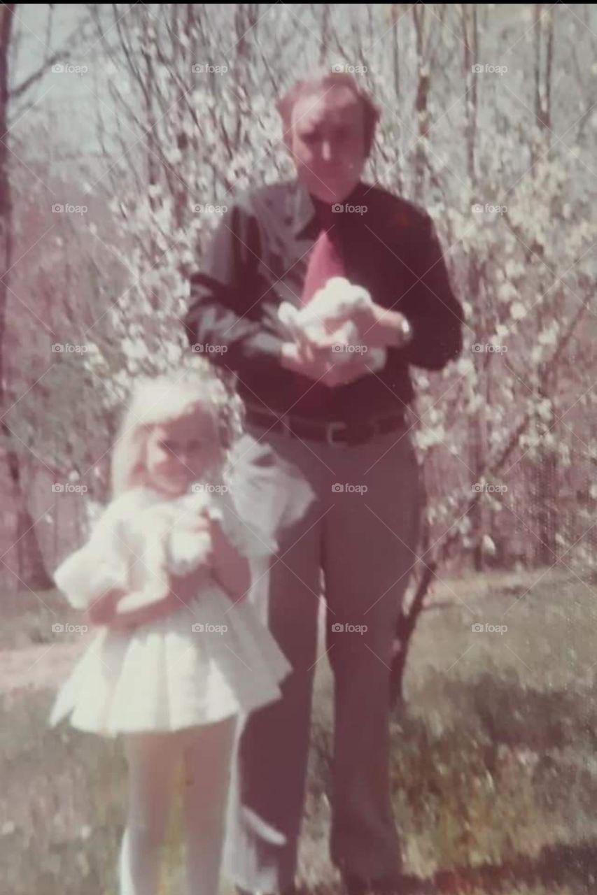 Daddy and Me Easter 1974