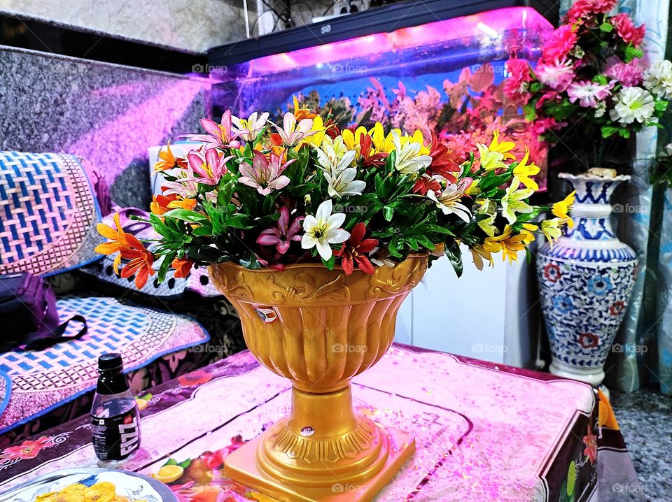 Beautiful Flower vase on the table