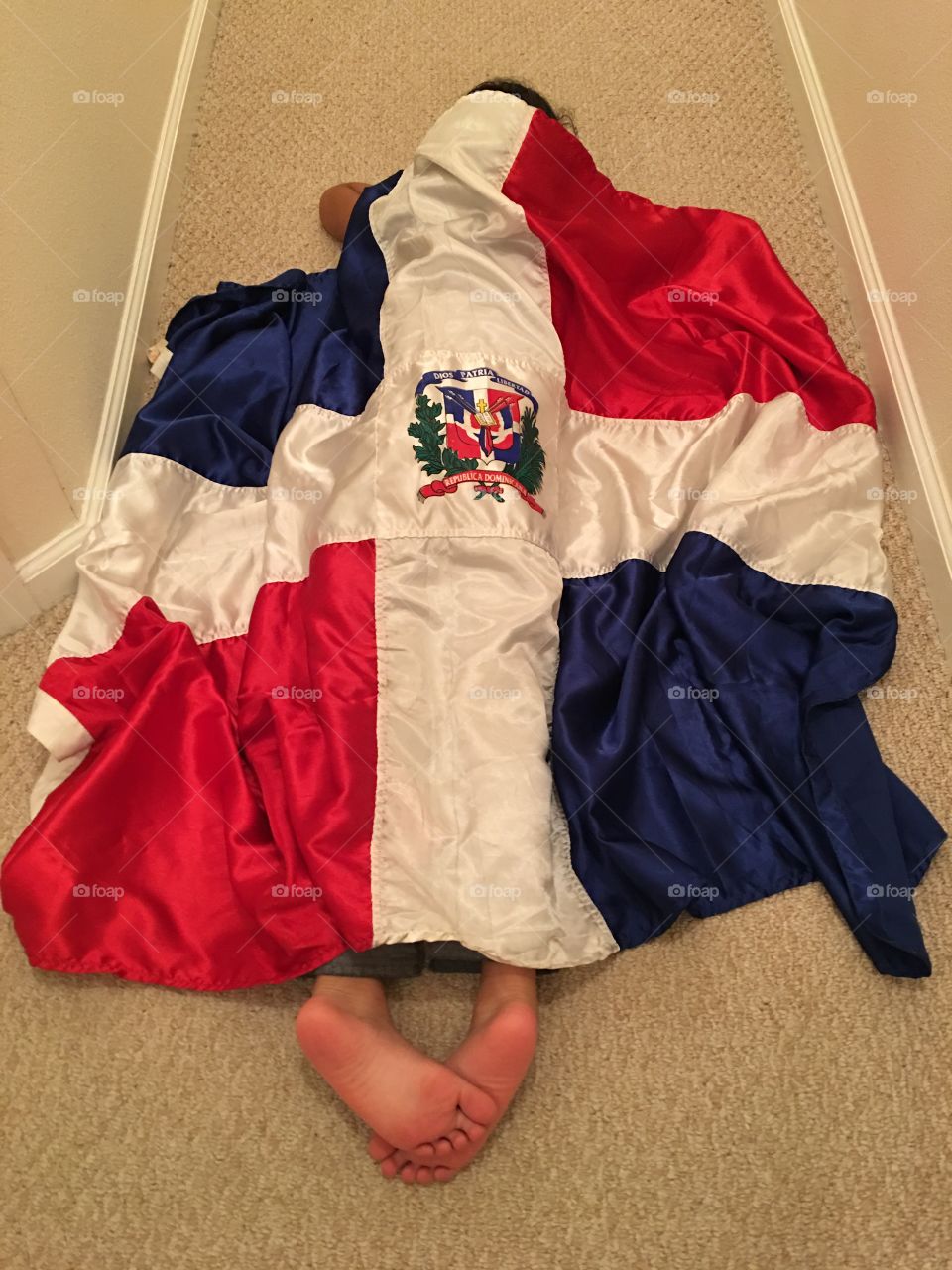 Dominican Republic ,patriotic,blue,red,white 