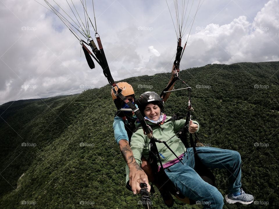 Paragliding in Brazil 