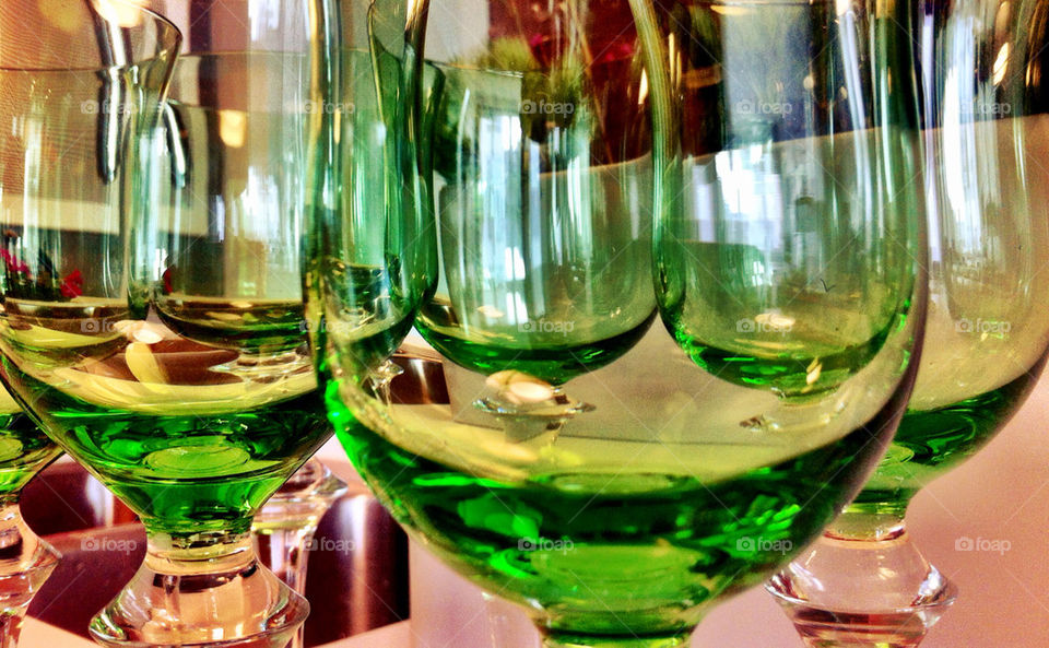 green glass wine toast by percypiglet