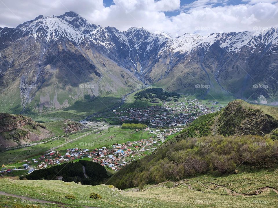 Kazbegi, Georgia mountains