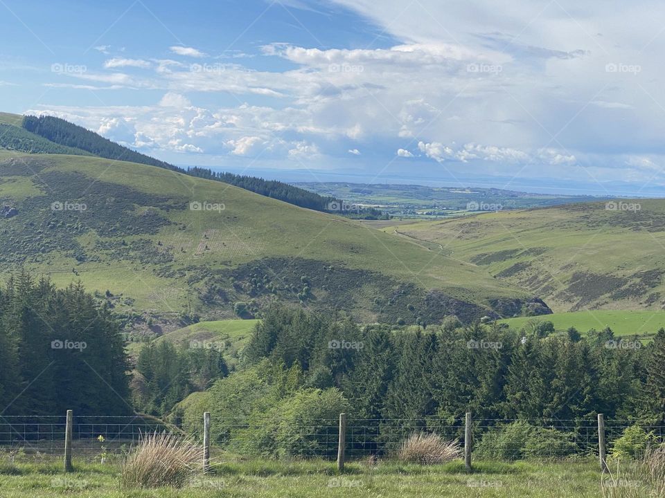 A view of the Lake District 