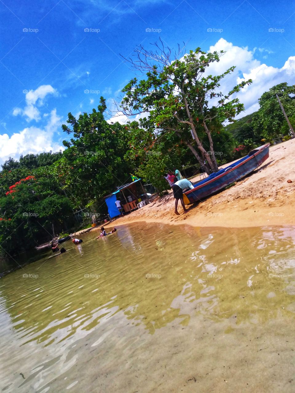 white river Beach in Jamaica