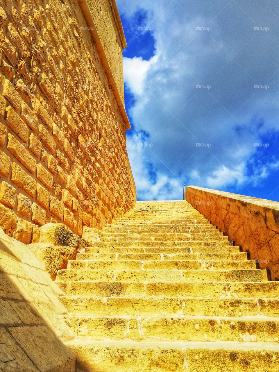 stairway to heaven in the mdina of Malta