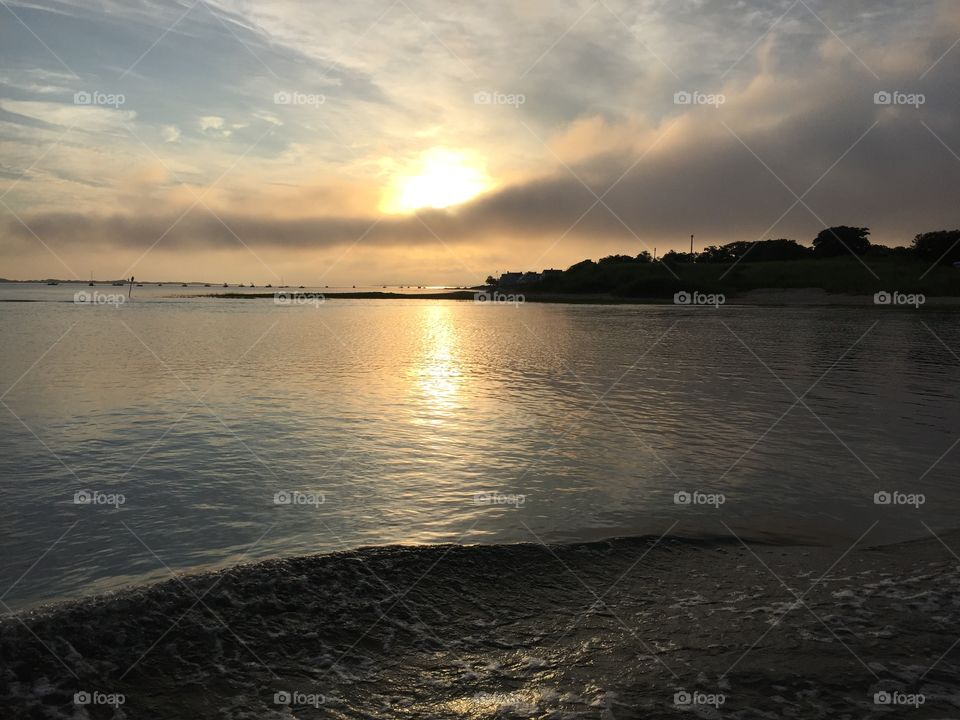 Sunset, Water, Dawn, Reflection, Landscape