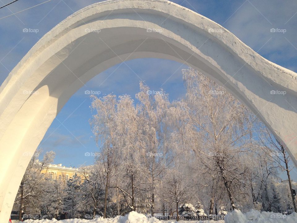 Winter in Kazan, Russia
