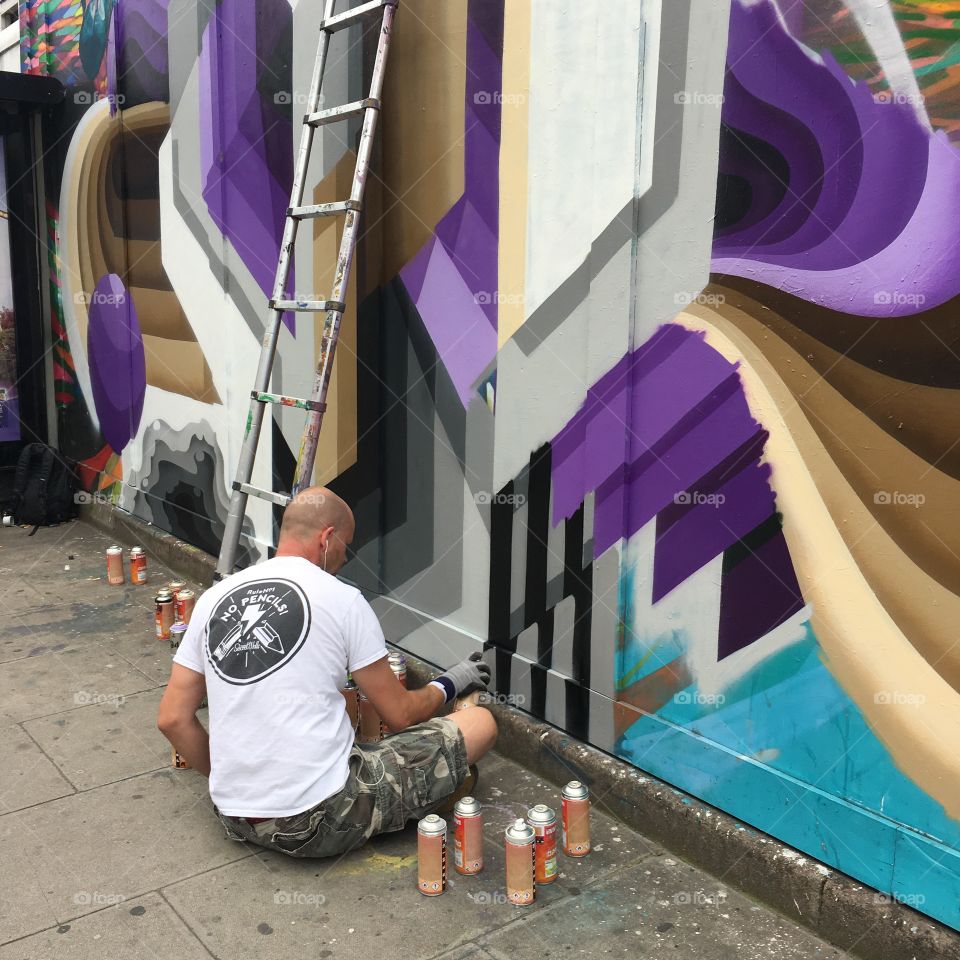 Graffiti art in London 