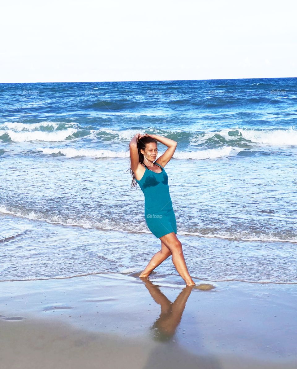 Woman in the Beach