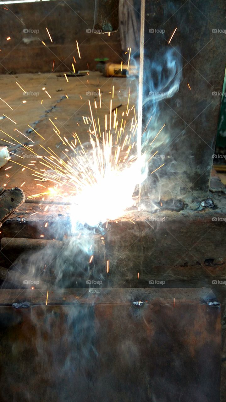 Iron Veldind  joint of both iron