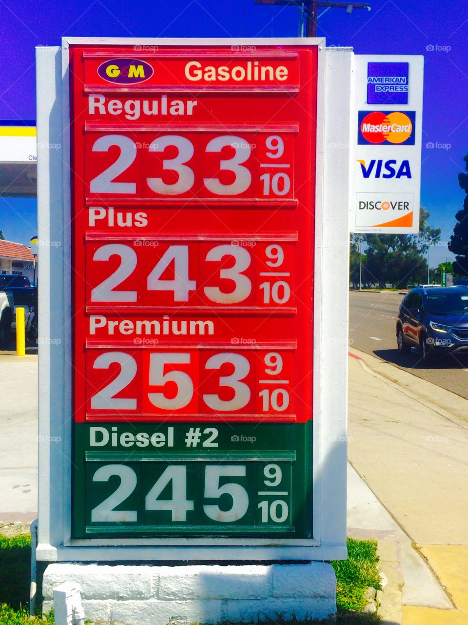 Low gas price in CA