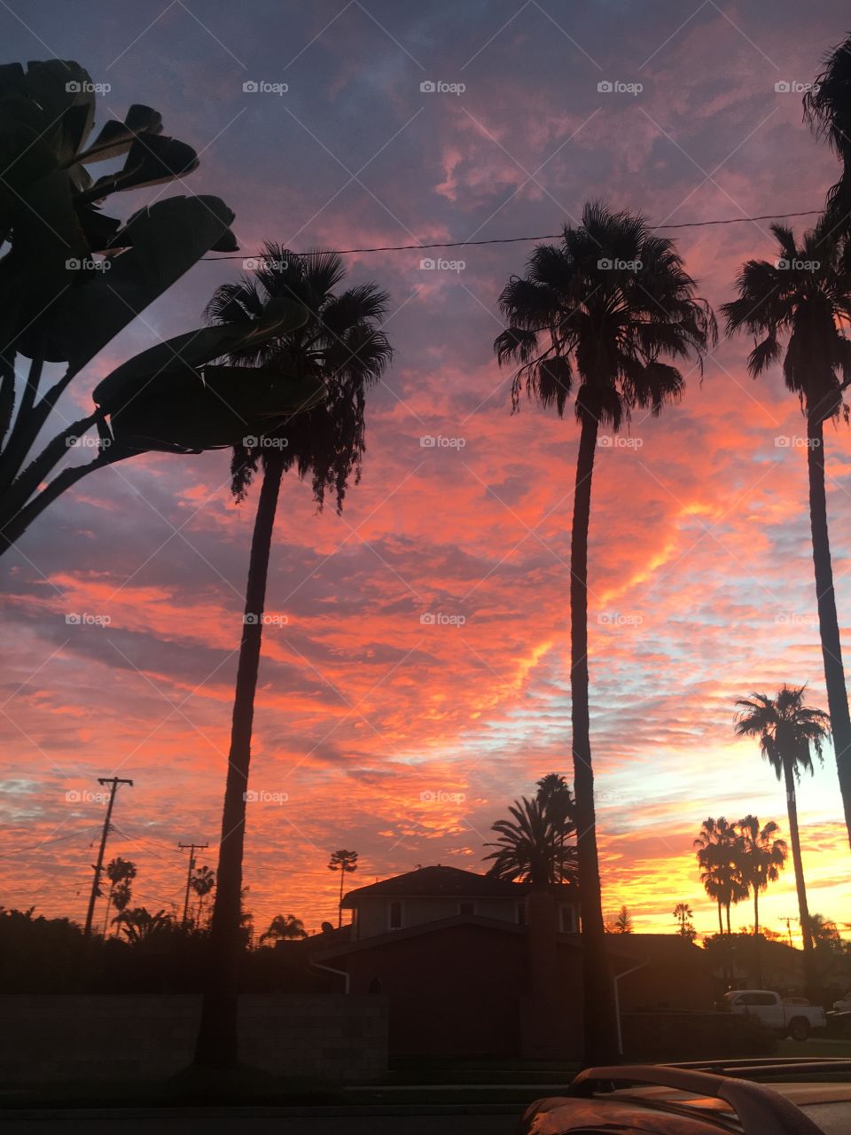 Sunrise in Huntington Beach
