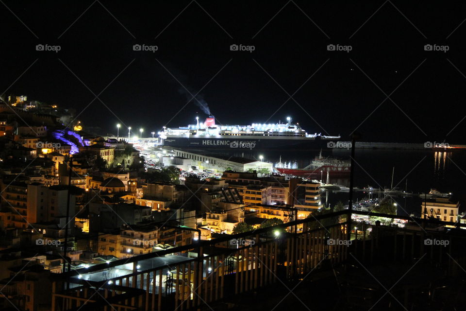 Kavala by night - Greece