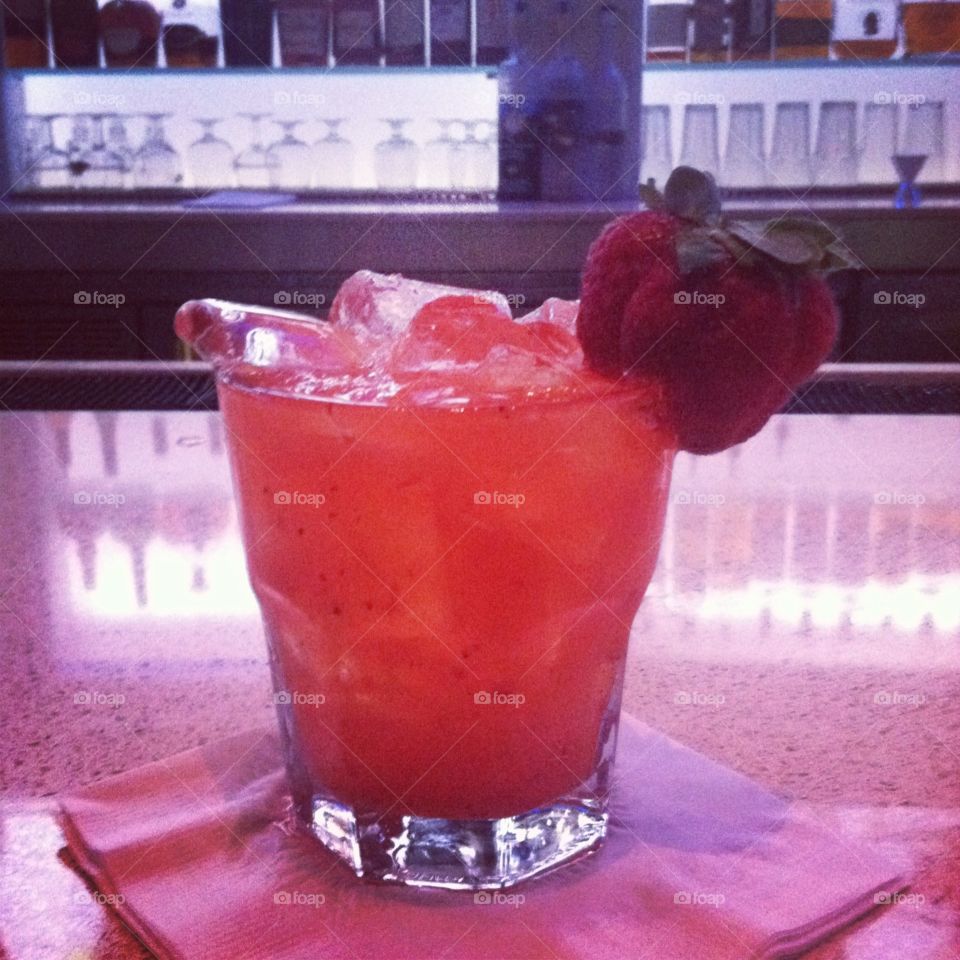 Strawberry cocktail