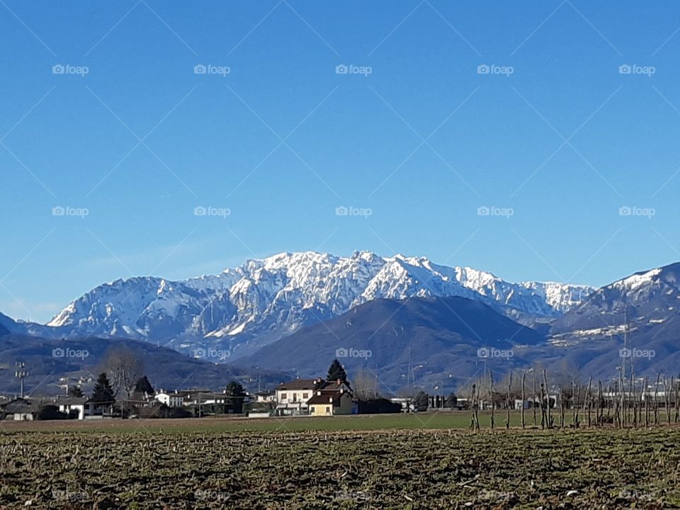 some mountains covered by snow