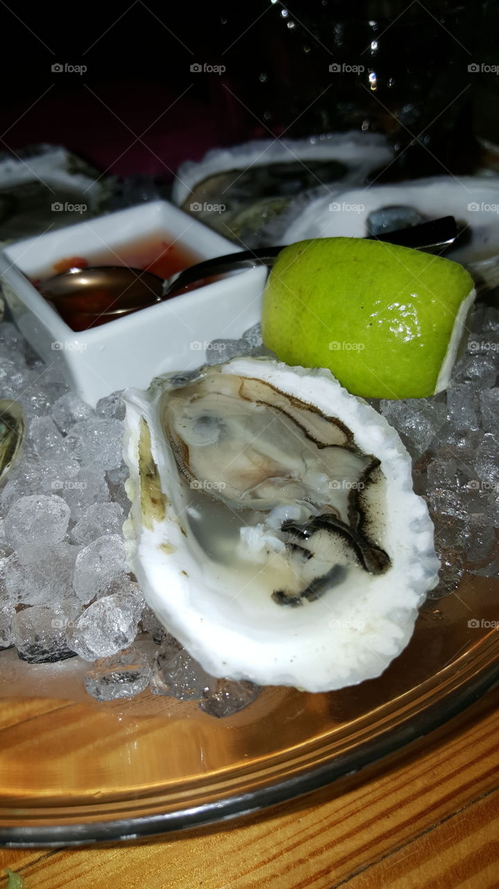 Oyster On a Shell