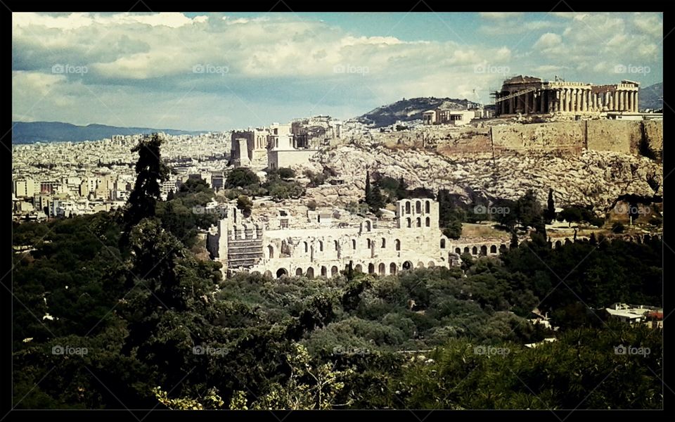 Beautiful view of Athens #Acropolis