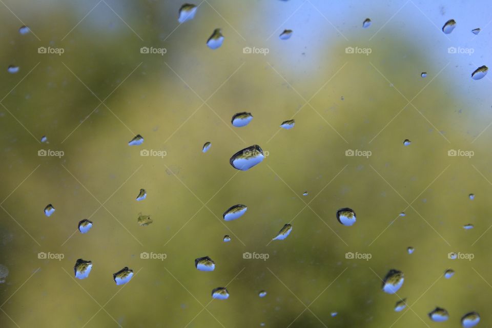 Droplets on dormer window