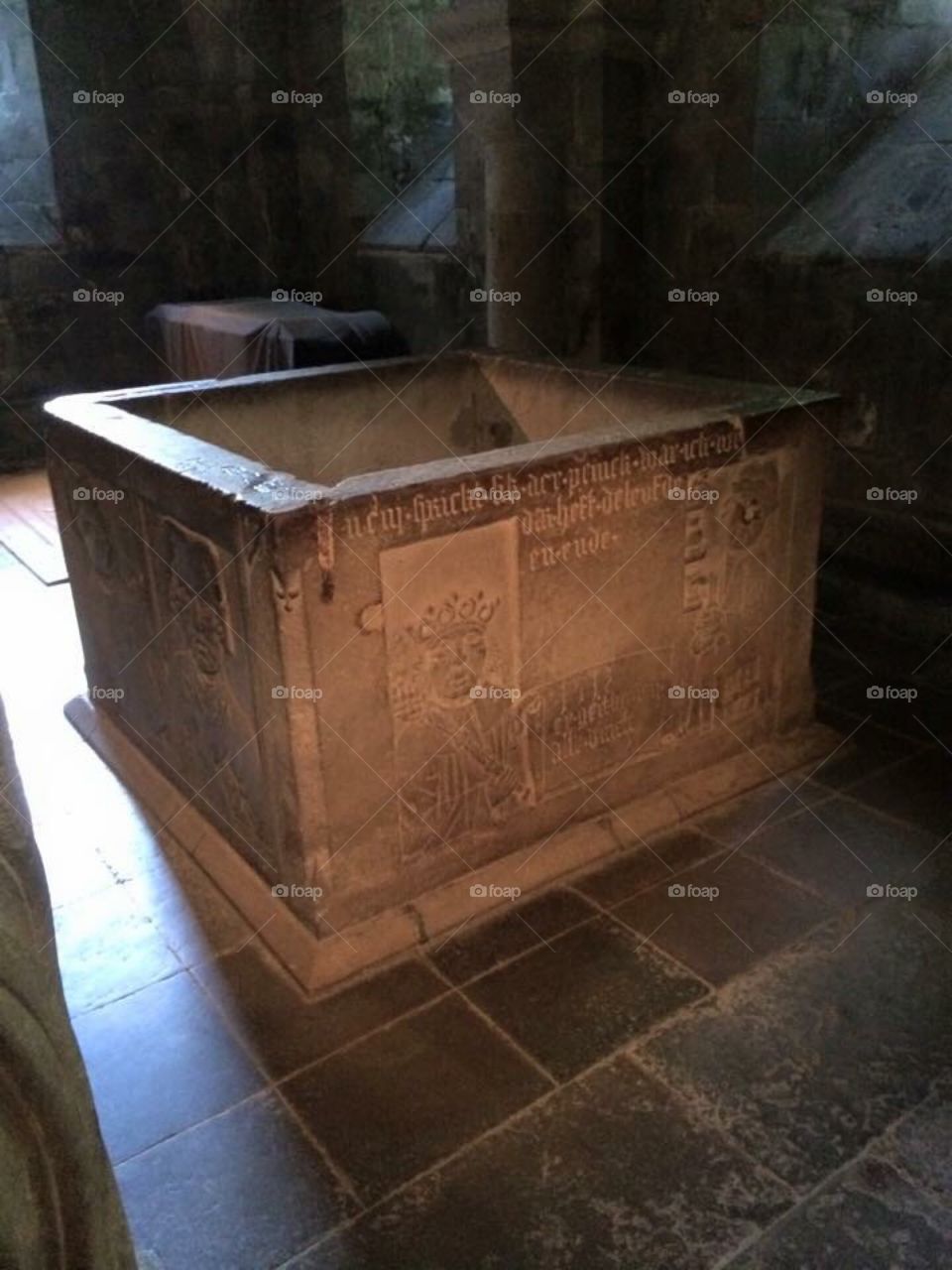 A well inside a crypt