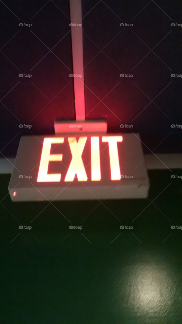 exit at work/ time to go