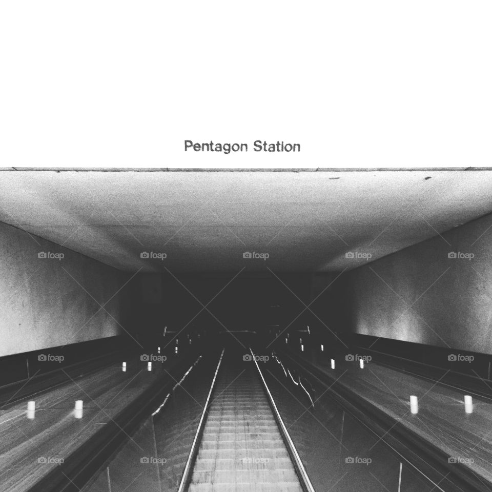 Pentagon metro in Washington DC. 