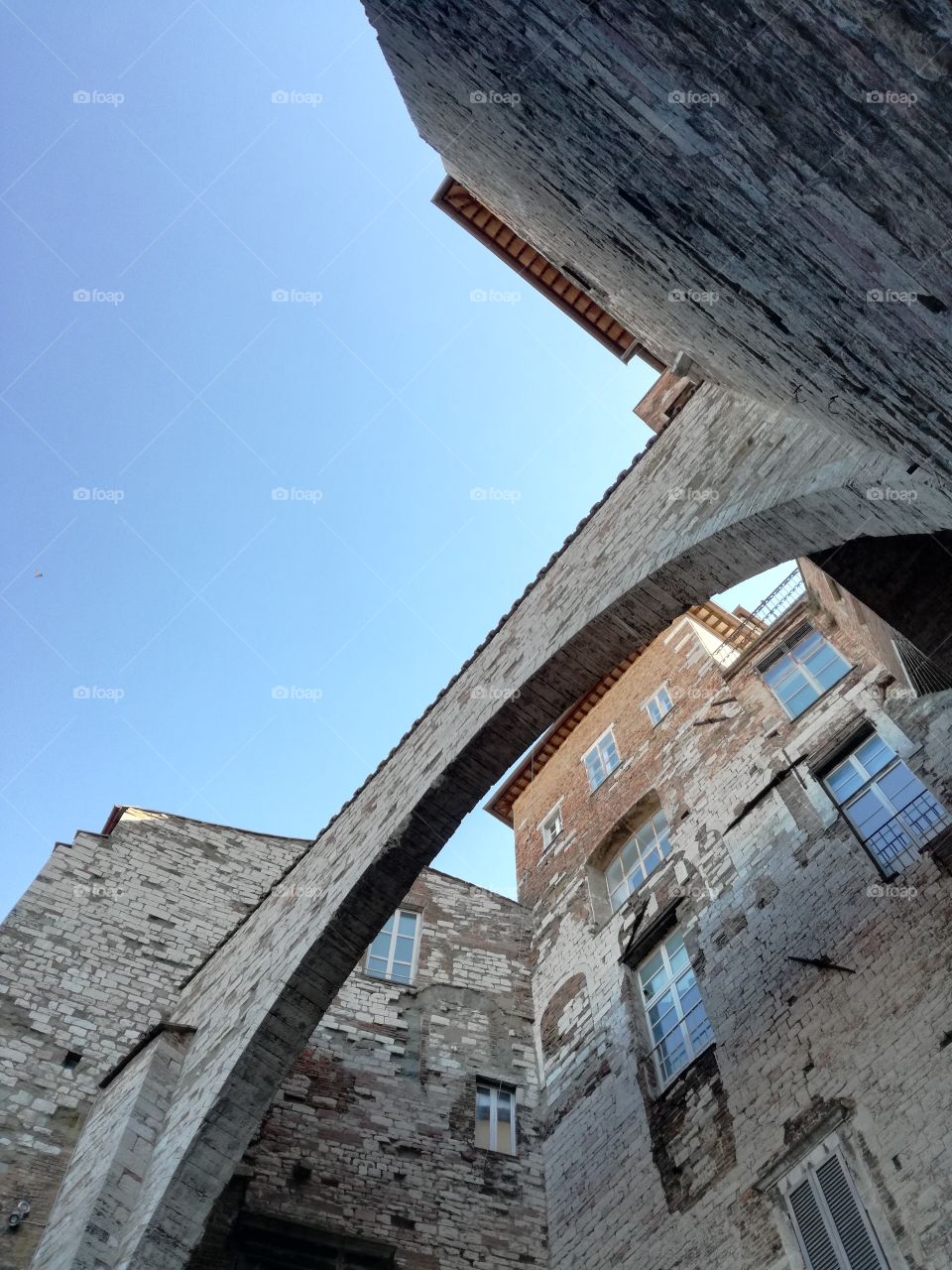 Arch in Perugia. Old town